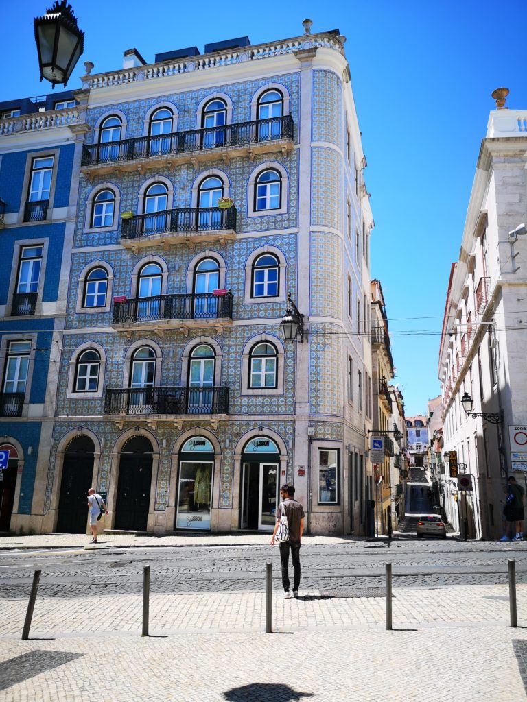 Architecture typique du centre ville de Lisbonne